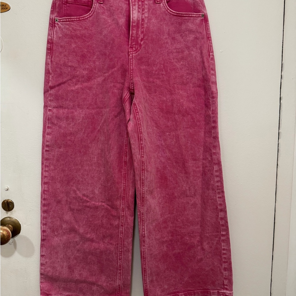 GAP Women's Flare Jeans in Vibrant Pink